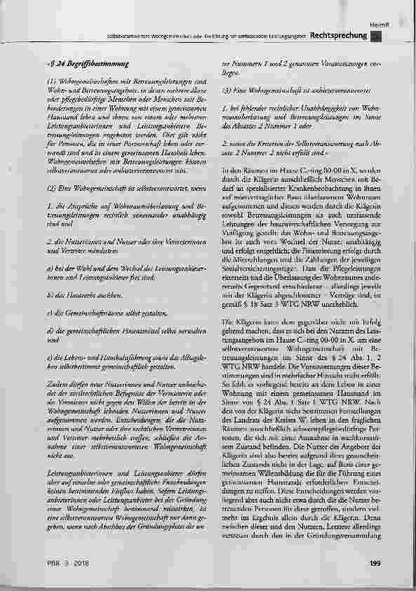 Vorschauseite 6: Selbstverantwortete Wohngemeinschaft oder Einrichtung mit umfassendem Leistungsangebot