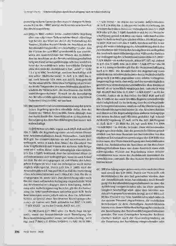 Vorschauseite 4: Arbeitsverhältnis durch Beschäftigung nach Berufsausbildung