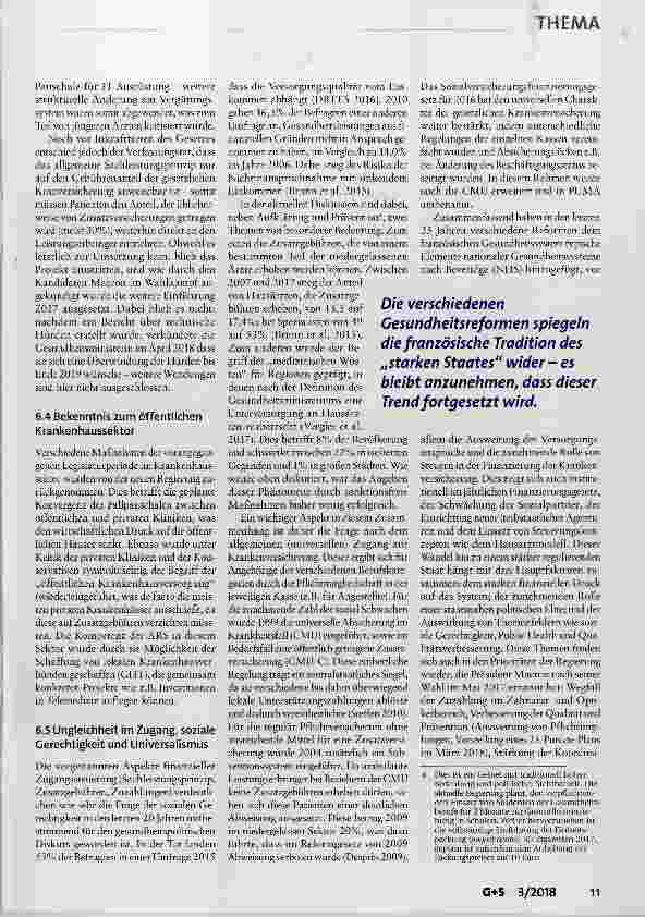 Vorschauseite 5: Frankreich : Gesundheitspolitik weiter „en marche