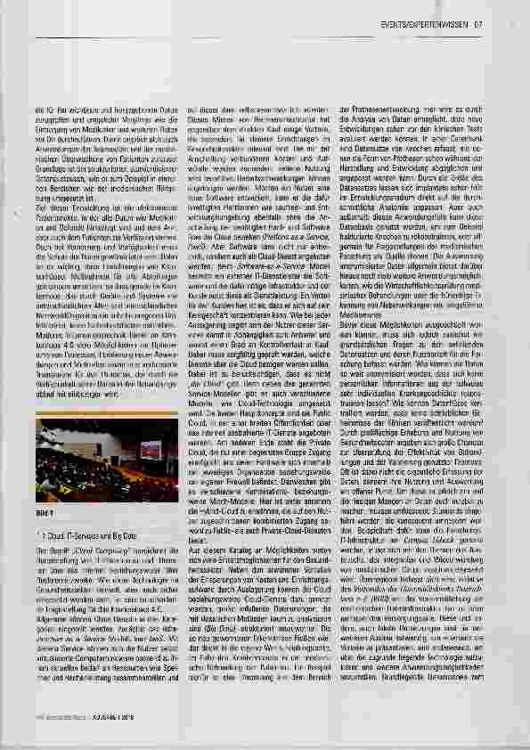 Vorschauseite 2: BMBF Innovationsforum Krankenhaus 4. 0