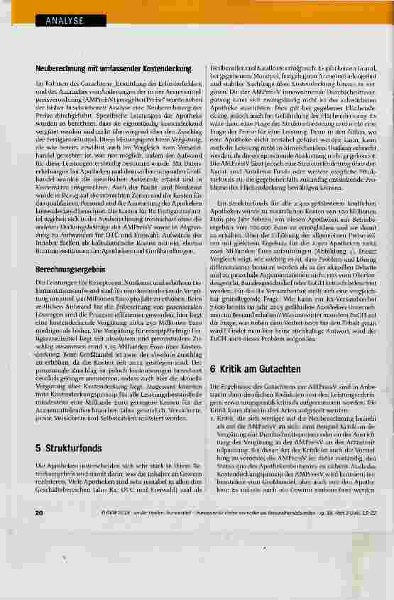 Vorschauseite 6: Arzneimittel transparente Preise sinnvoller als Versandhandelsverbot