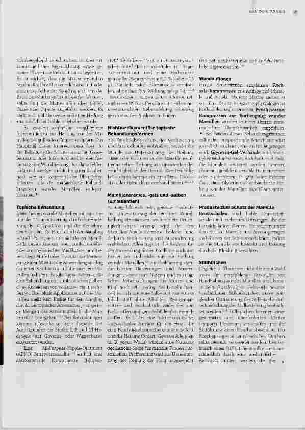 Vorschauseite 4: Wunde Mamillen: Vorbeugung und Umgang