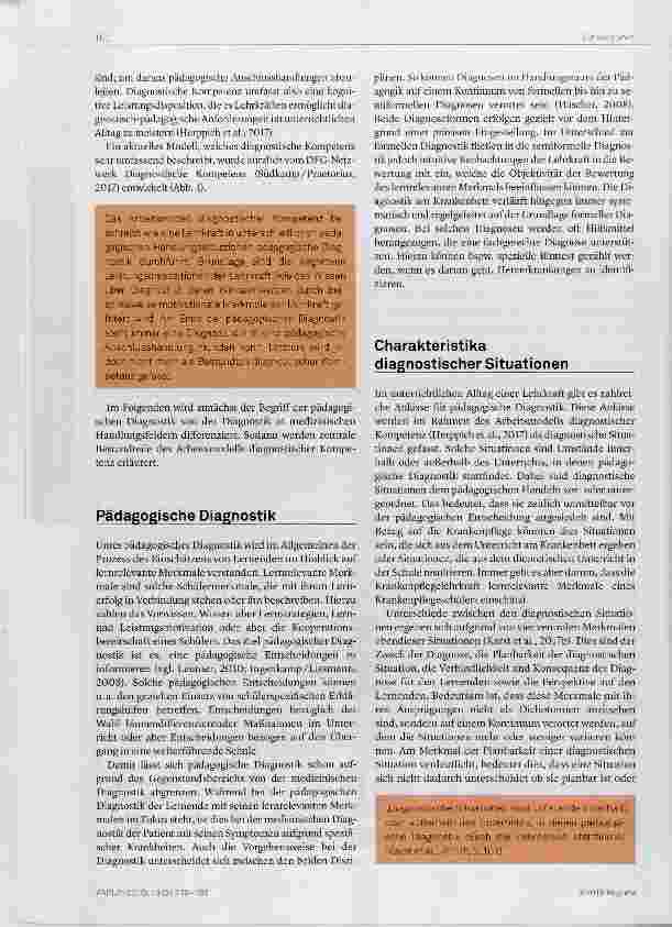 Vorschauseite 2: Diagnosen im Unterricht