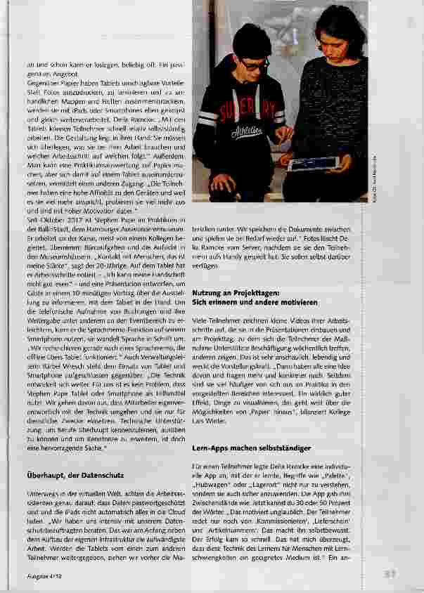 Vorschauseite 2: Eine neu Art des Lernens
