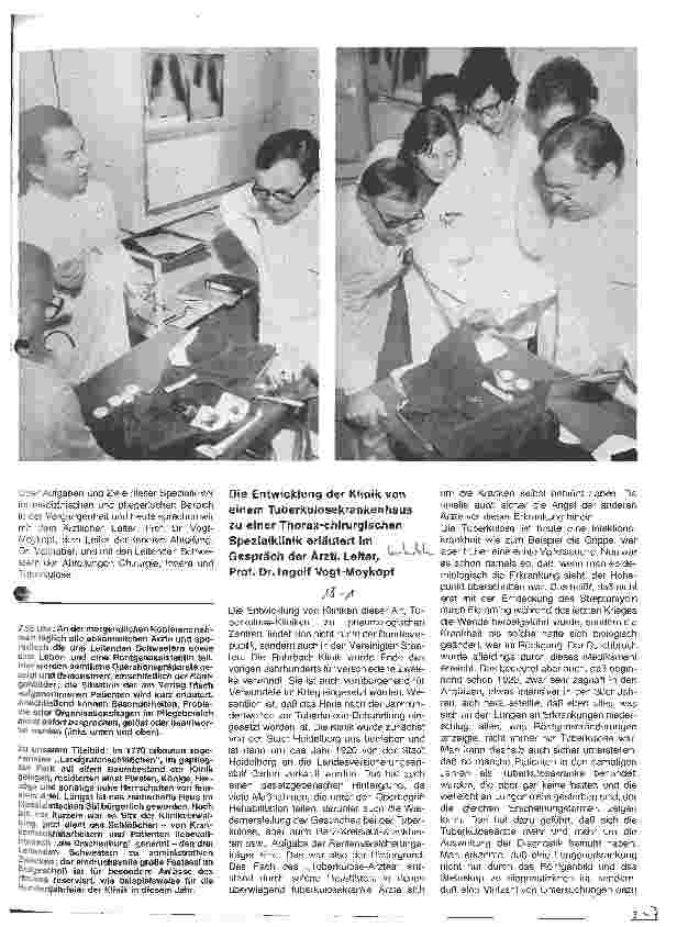 Vorschauseite 2: Die Thorax-chirurgische Spezialklinik Heidelberg-Rohrbach