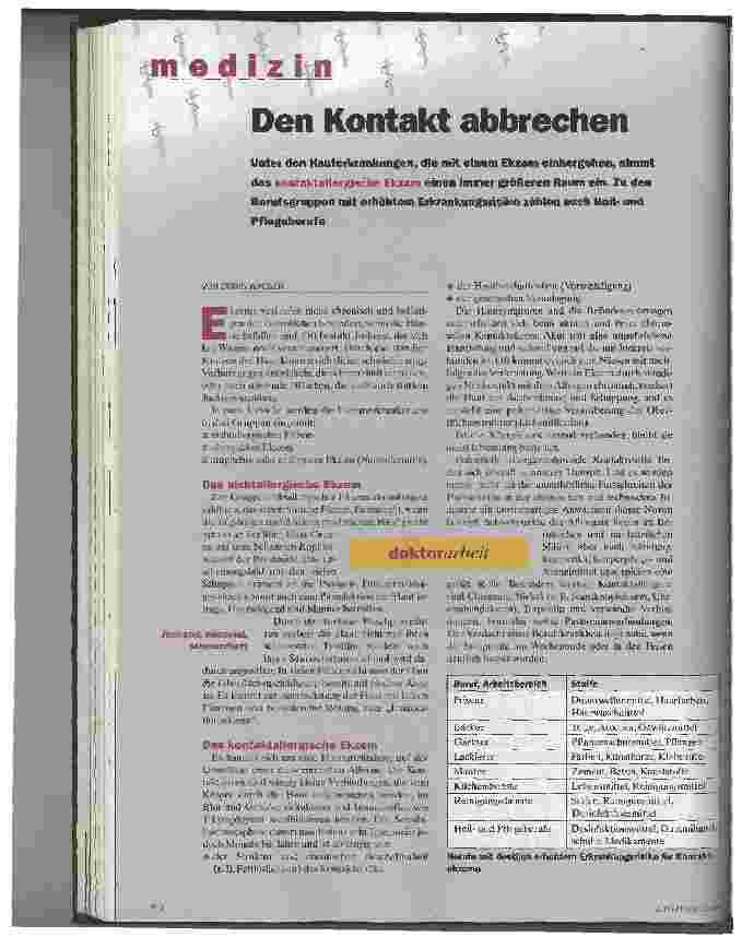 Vorschauseite 1: Den Kontakt abbrechen