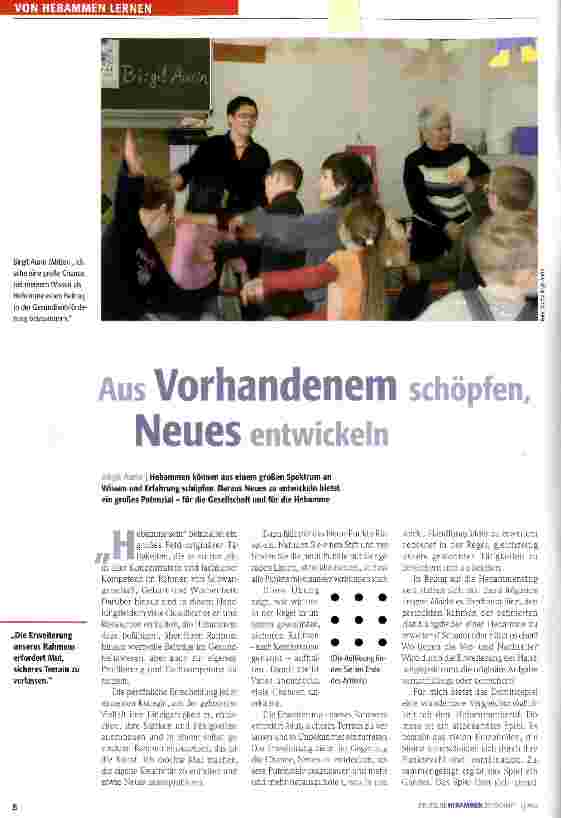 Vorschauseite 1: Aus Vorhandenem schöpfen. Neues entwickeln