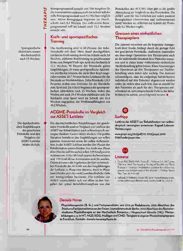 Vorschauseite 2: Behandlungsprotokolle im Vergleich