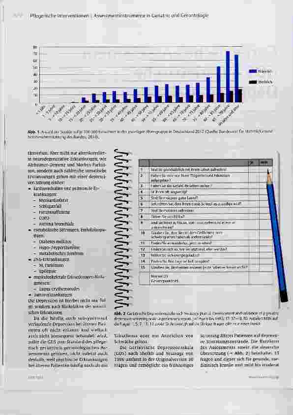 Vorschauseite 2: Geriatrisches Assessment GDS Geriatrische Depressionsskala