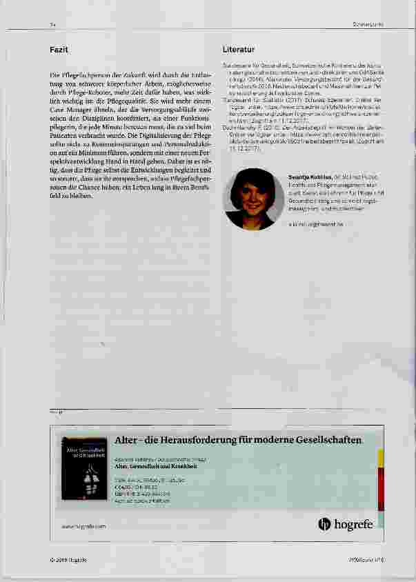 Vorschauseite 4: Pflege 4. 0