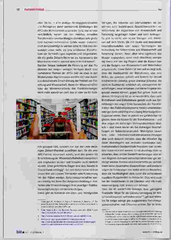 Vorschauseite 4: Die Transformation des Publikationssystems zu Open Access und die Konsequenzen für Bibliotheken und Wissenschaft: Ausgewählte Aspekte