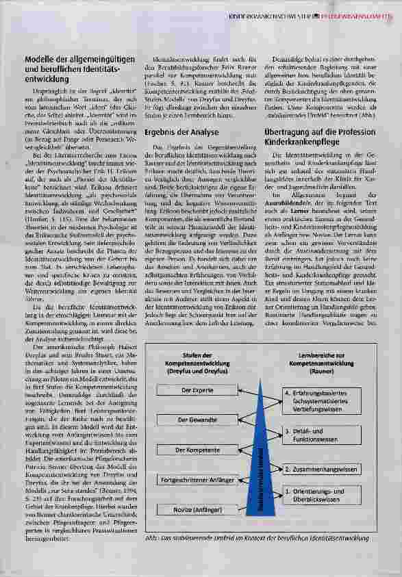 Vorschauseite 3: Prozessorientierte Unterstützung der Identitätsentwicklung in der Kinderkrankenpflege