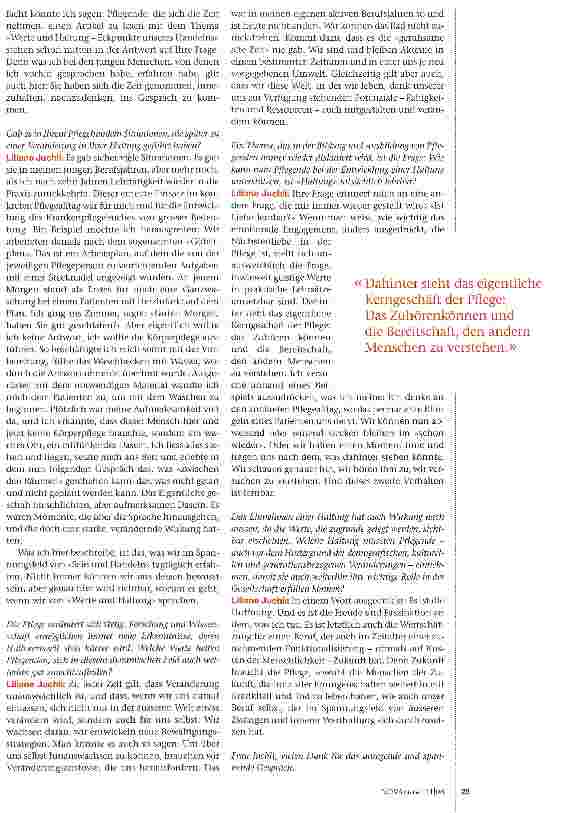 Vorschauseite 3: Werte und Haltung -Eckpunkte unseres Handelns
