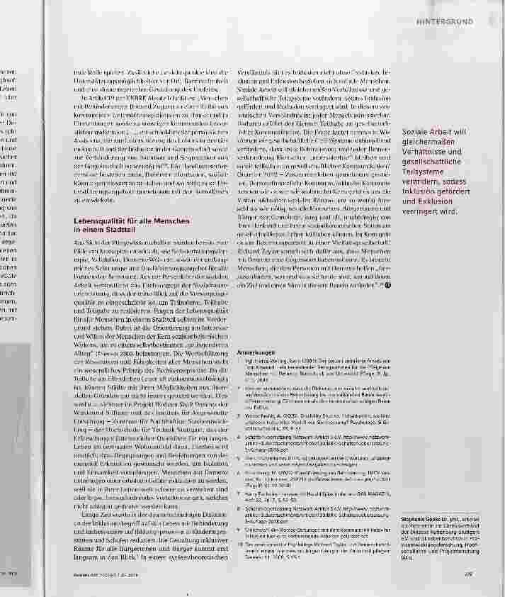 Vorschauseite 4: Demenz und Behinderung Ausblicke auf ein Leben in einer Gesellschaft der Vielfalt