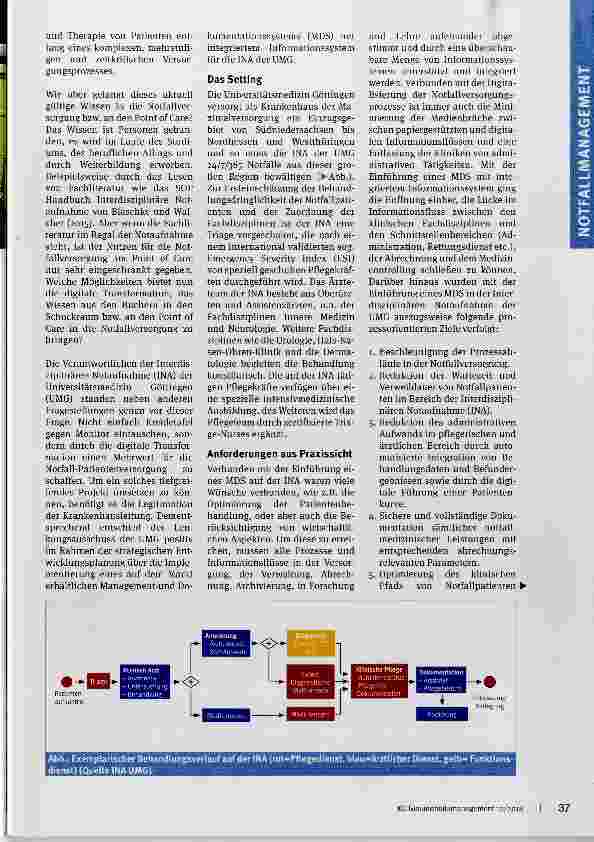 Vorschauseite 2: Digitales Dokumentationssystem in der Interdisziplinären Notaufnahme
