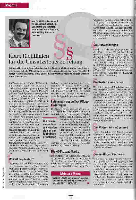 Vorschauseite 1: Klare Richtlinien für die Umsatzsteuerbefreiung