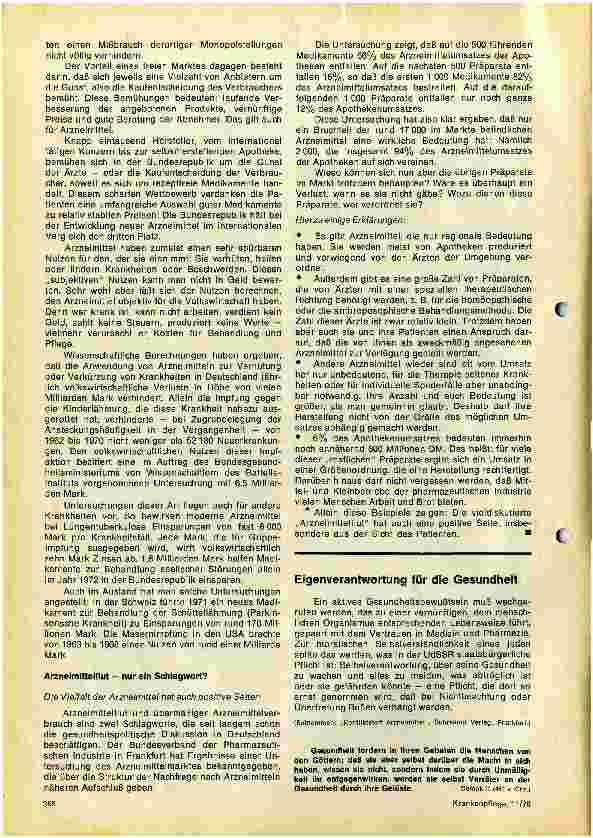Vorschauseite 3: Das Arzneimittel von der Forschung bis zum Verbraucher
