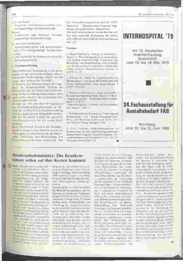 Vorschauseite 5: Neue Krankenhaus Berufe: Ing. f. Biomedizinische Technik, Ing. f. Krh. -betriebstechnik, Ing. f. Umweltund Hygienetechnik