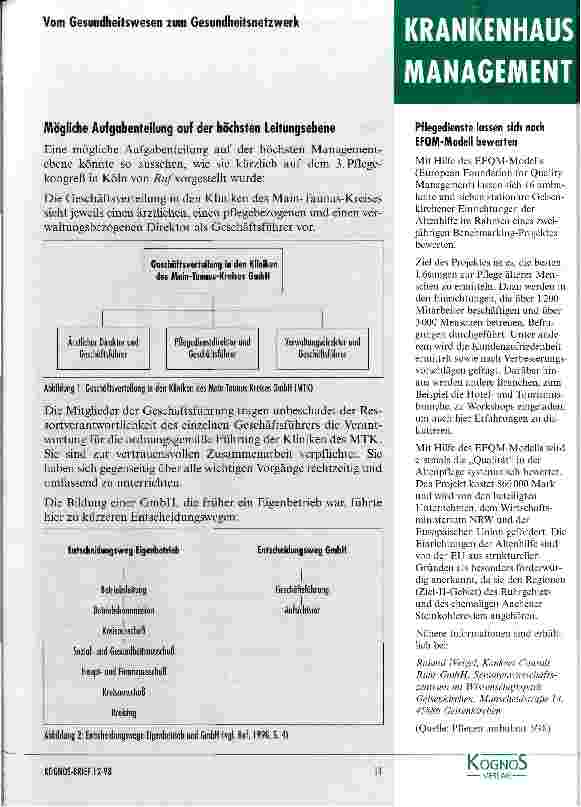 Vorschauseite 3: Pflegerisches Management im Krankenhaus