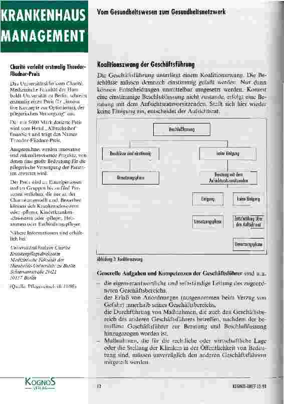 Vorschauseite 4: Pflegerisches Management im Krankenhaus