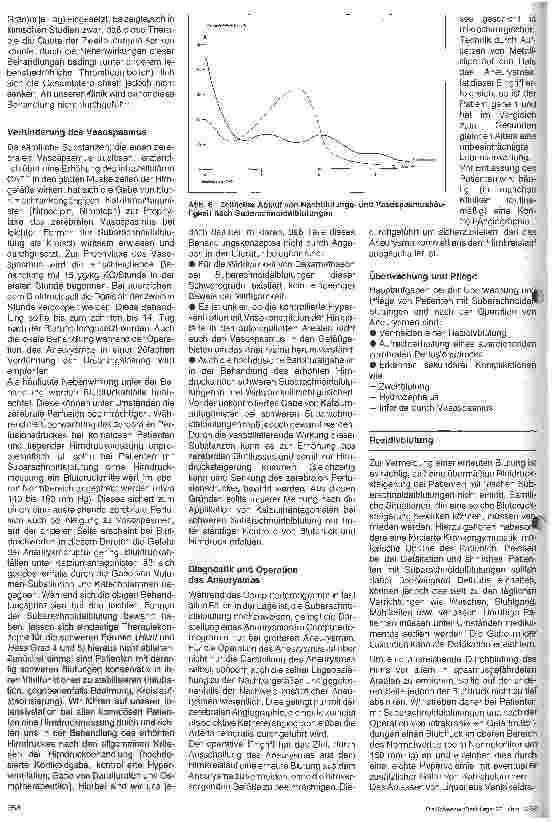 Vorschauseite 3: Postoperative Überwachung nach neurochirurgischen Wahleingriffen 5. Folge: Intrakranielle Aneurysem/Subarachnoidalblutungen