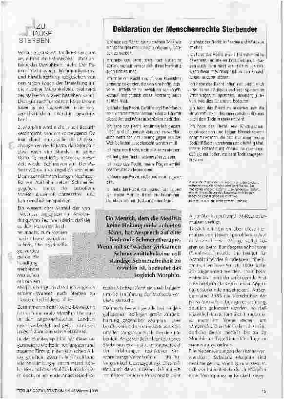 Vorschauseite 2: Das Sterben nicht verschlafen