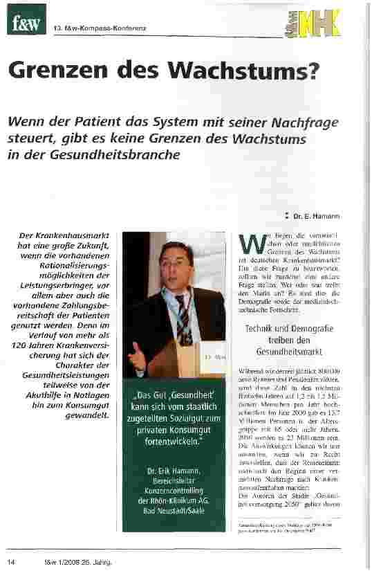 Vorschauseite 1: Grenzen des Wachstums?