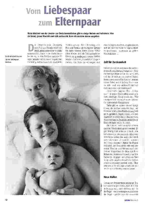 Vorschauseite 1: Vom Liebespaar zum Elternpaar