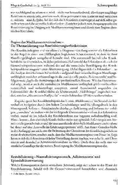 Vorschauseite 6: Bewältigung komplexer Medikamentenregime aus Sicht chronisch Kranker
