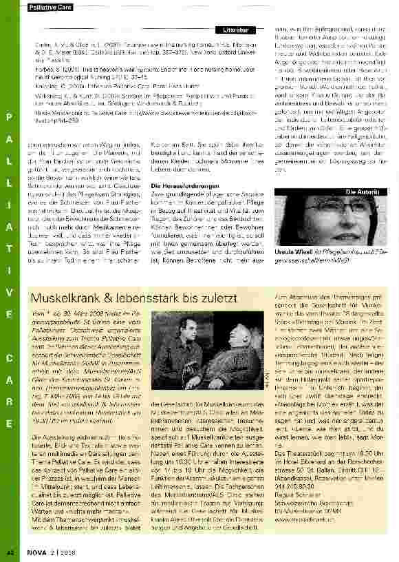 Vorschauseite 3: Palliative Care im Pflegeheim