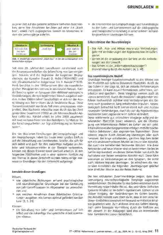 Vorschauseite 2: Lernen lehren - Lernen lernen