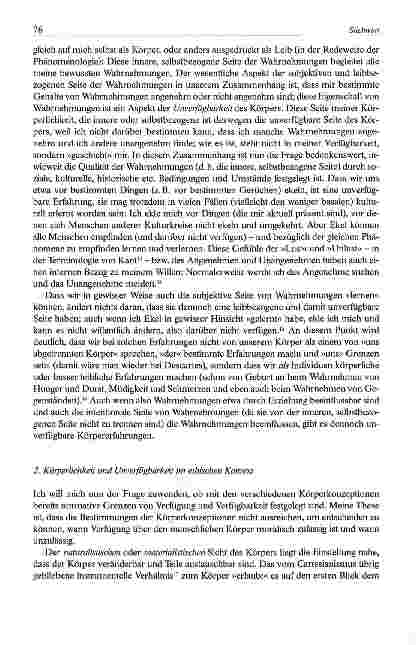 Vorschauseite 4: Zum Verhältnis von Körperlichkeit und Unverfügbarkeit