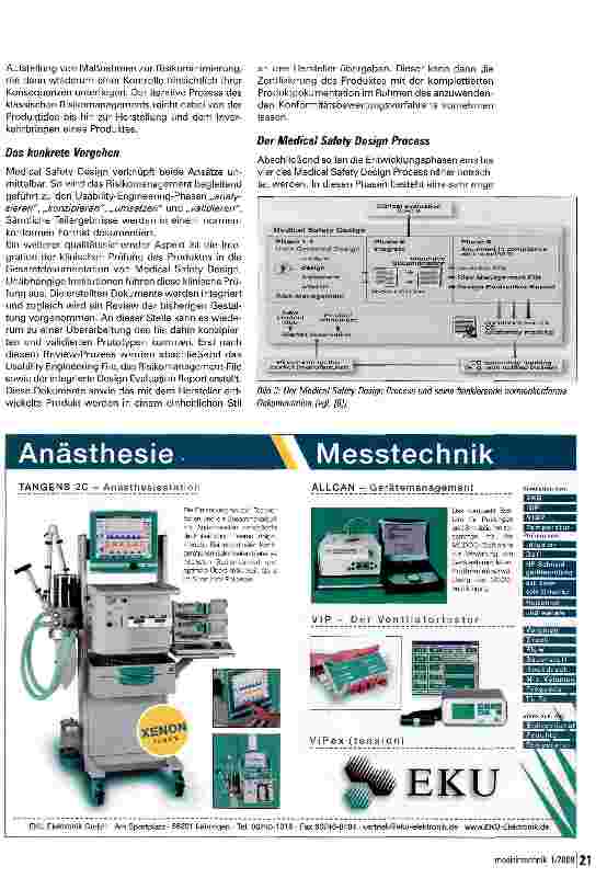 Vorschauseite 3: Medical Safety Design