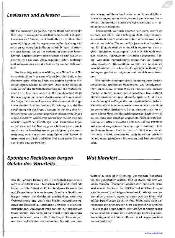 Vorschauseite 2: Die Kraft der Gelassenheit