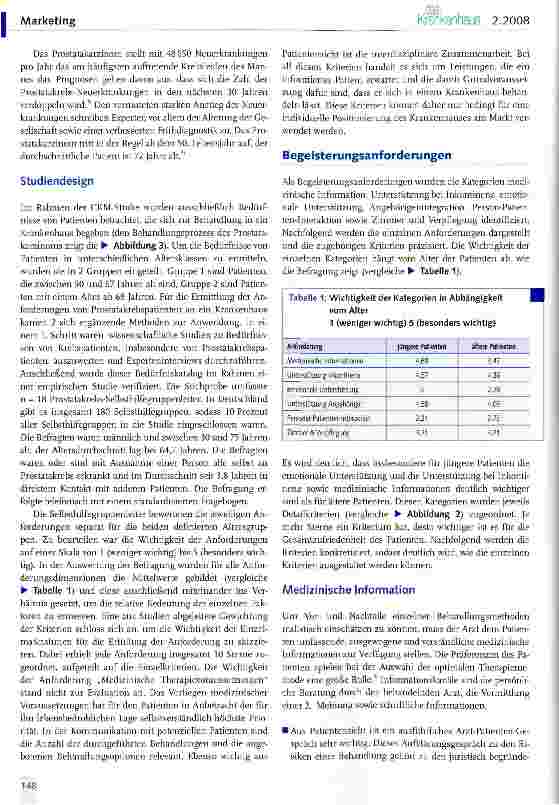 Vorschauseite 2: Positionierung eines Krankenhauses auf dem Markt für Prostatakrebspatienten