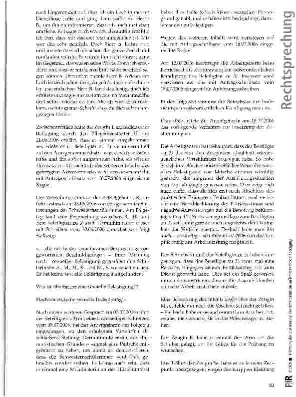 Vorschauseite 3: Ersetzung der Zustimmung des Betriebsrats zur außerordentlichen Kündigung