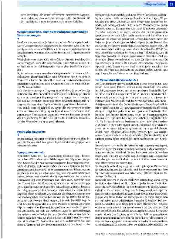 Vorschauseite 5: Psychoedukation als pflegerische Aufgabe