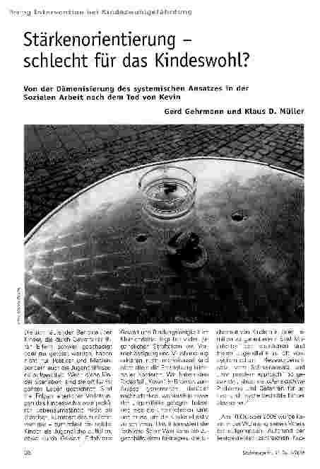 Vorschauseite 1: Stärkenorientierung -schlecht für das Kindeswohl?