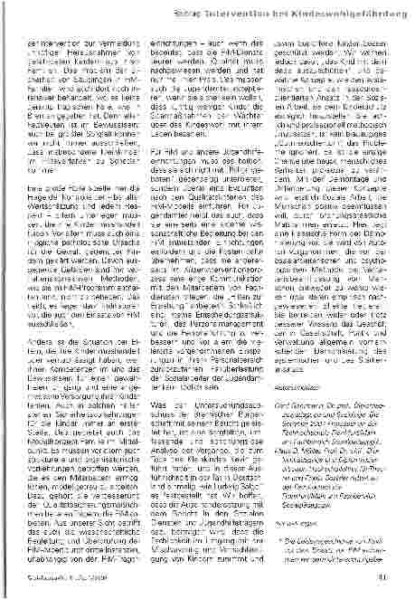 Vorschauseite 6: Stärkenorientierung -schlecht für das Kindeswohl?