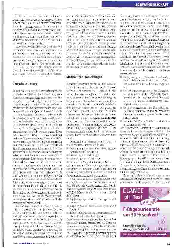 Vorschauseite 2: Screenings in der Schwangerenvorsorge Teil 4Ultraschall - Medizinische Empfehlungen