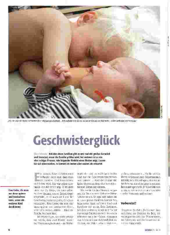 Vorschauseite 1: Geschwisterglück
