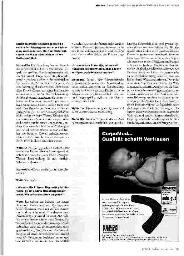 Vorschauseite 3: Wie soll ich dich empfangen?