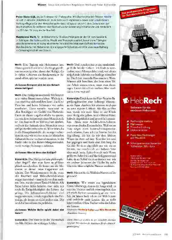 Vorschauseite 5: Wie soll ich dich empfangen?