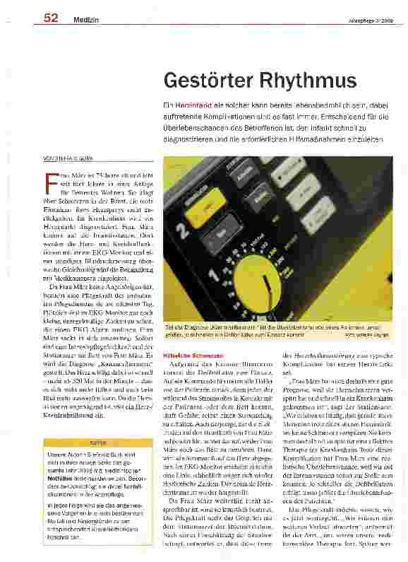 Vorschauseite 1: Gestörter Rhythmus