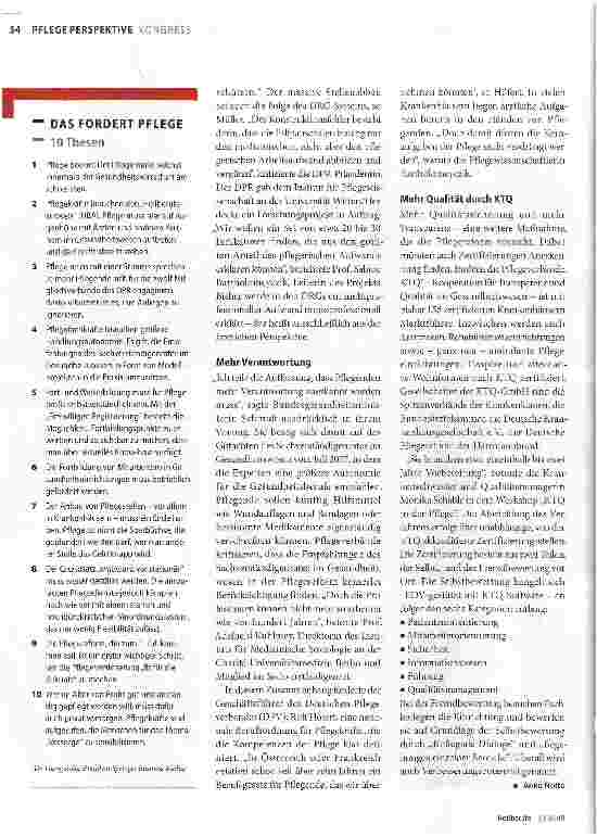 Vorschauseite 2: Mehr Autonomie für Pflegende