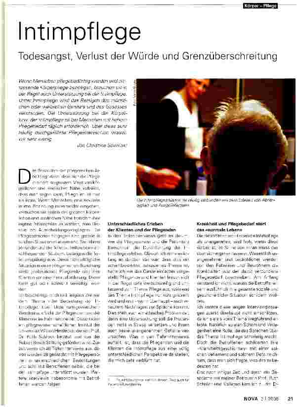 Vorschauseite 1: Intimpflege