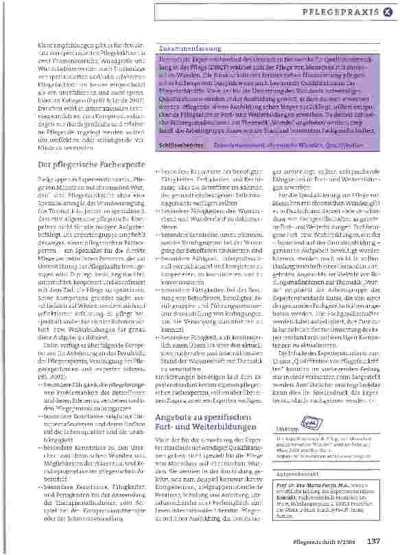 Vorschauseite 4: Qualifikationen von Nöten