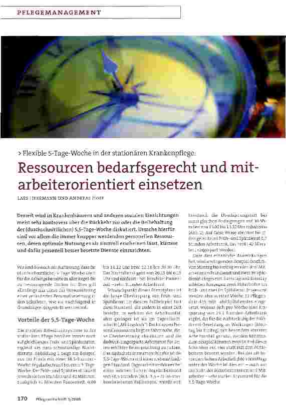 Vorschauseite 1: Ressourcen bedarfsgerecht und mit arbeiterorientiert einsetzen
