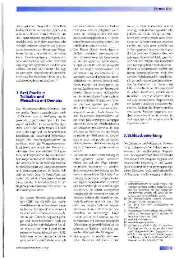 Vorschauseite 3: Teilhabe und Demenz