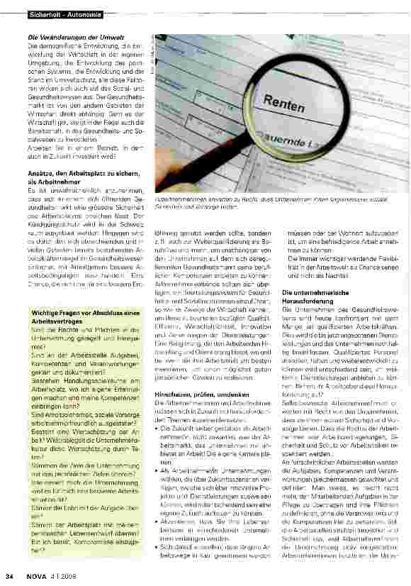 Vorschauseite 2: Der Wunsch nach Sicherheit